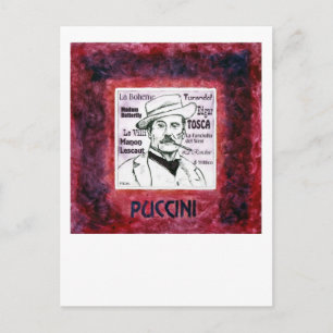Cartão postal de Puccini