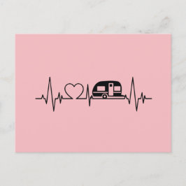 Cartão postal de pulsação de acampamento