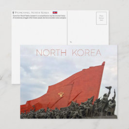 Cartão postal de Pyongyang, Coreia do Norte