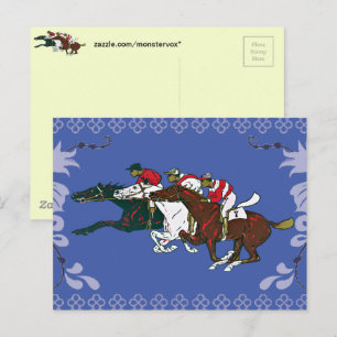 Cartão postal de Raça Cavalos