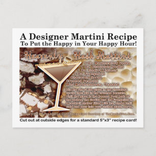 Cartão postal de recebimento de Hash Martini Celes
