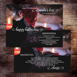 Cartão postal de receita de coquetel perverso de H