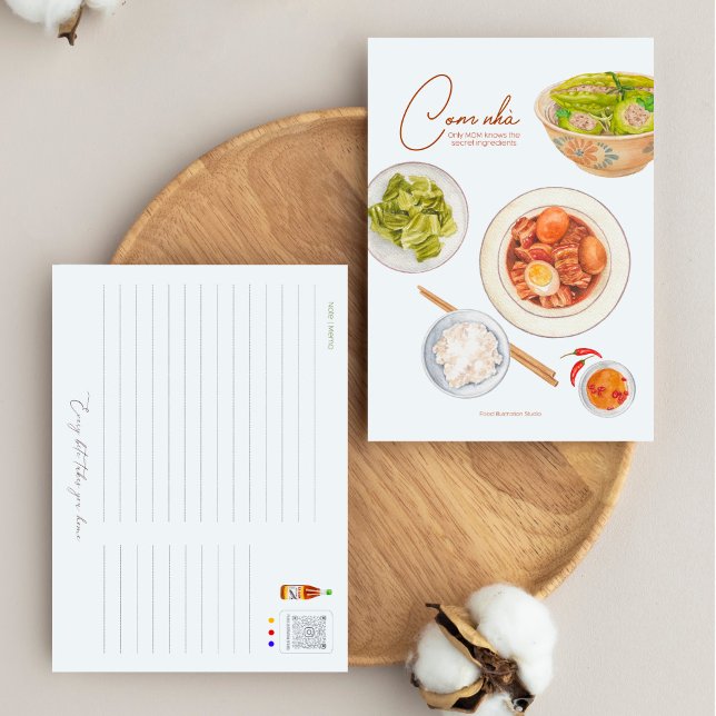 Cartão Postal de Refeição Caseira Vietnamita (Criador carregado)