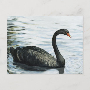 Cartão postal de reprodução de arte em aves "Bl