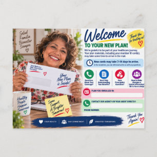 Cartão Postal de Retenção de Cliente de Agente do