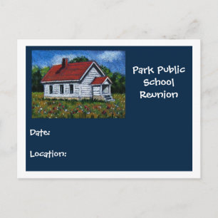 CARTÃO POSTAL DE REUNIÃO DA ESCOLA