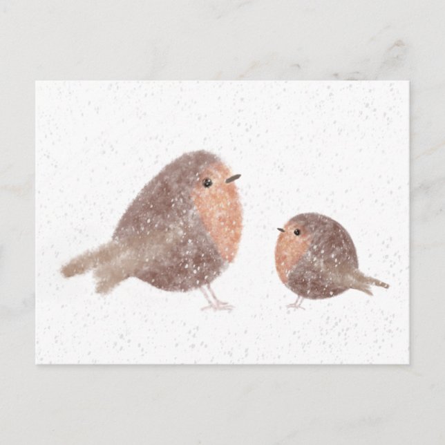Cartão Postal de Robins (Frente)