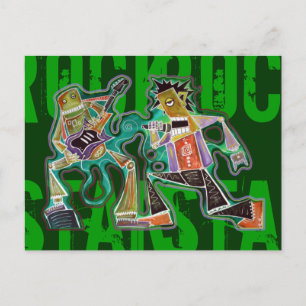 Cartão Postal de Rock Star