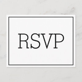 Cartão postal de RSVP Básico