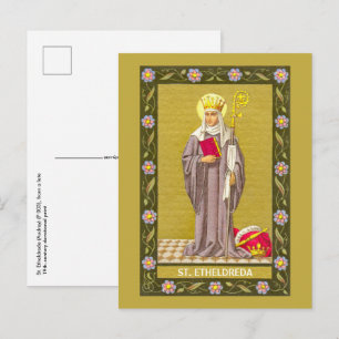 Cartão postal de S. Etheldreda (Audrey) (P 003)
