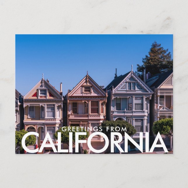 Cartão postal de São Francisco, Estados Unidos (Frente)