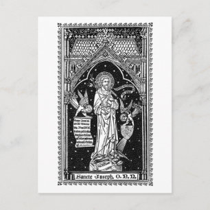 Cartão postal de São José, Padroeiro da Igreja (DT