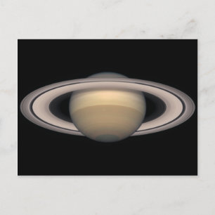 Cartão postal de Saturno 1999 presente de Ciência