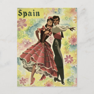 Cartão Postal de Saudações da Espanha