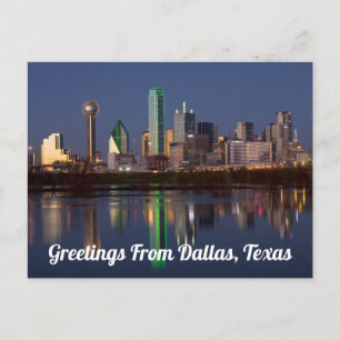 Cartão Postal de Saudações de Dallas, Texas
