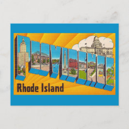Cartão postal de saudações de Providence RI