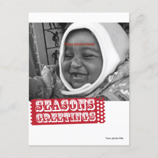 Cartão postal de saudações de Seasons
