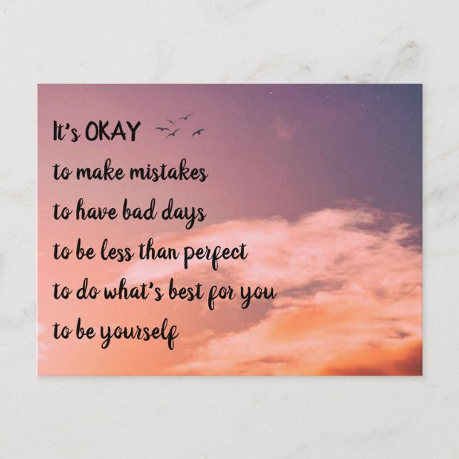 Cartão postal de saúde mental (Frente)