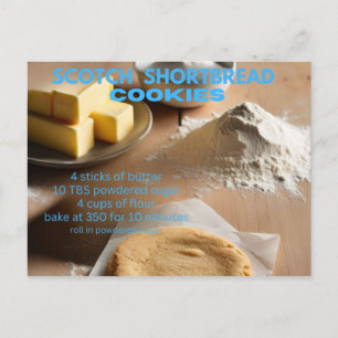 cartão postal de scotch de pré-pão