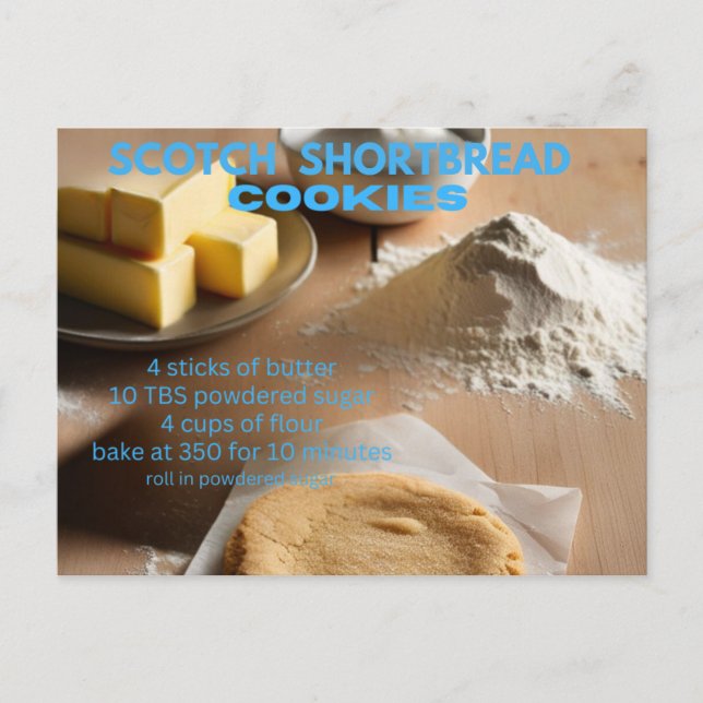 cartão postal de scotch de pré-pão (Frente)