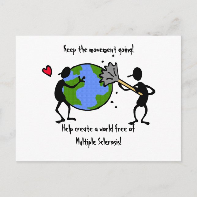 Cartão postal de sensibilização MS (Frente)