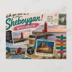 Cartão postal de Sheboygan Wisconsin