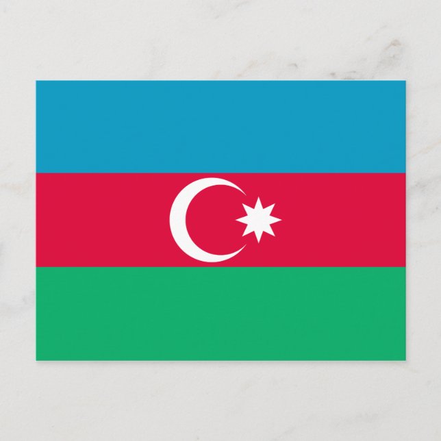 Cartão postal de Sinalizador Azerbaijão (Frente)