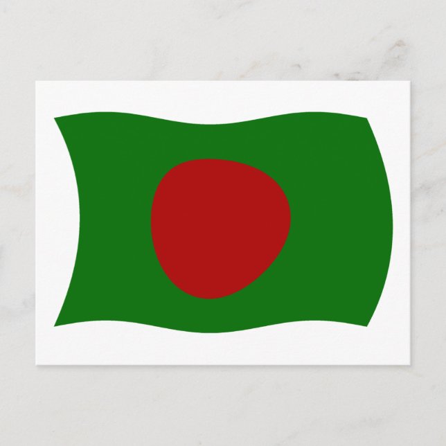 Cartão postal de Sinalizador Bangladesh (Frente)