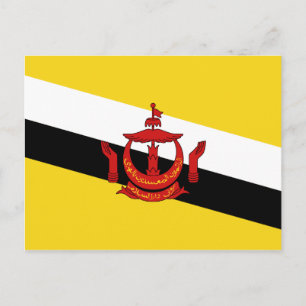 Cartão postal de Sinalizador Brunei