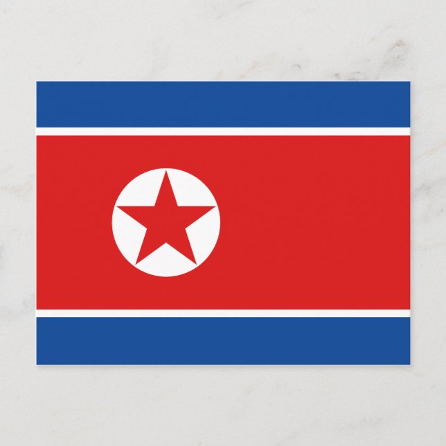 Cartão postal de Sinalizador da Coreia do Norte (Frente)