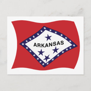 Cartão postal de Sinalizador do Arkansas