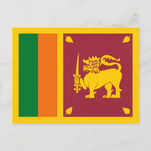 Cartão postal de Sinalizador do Sri Lanka