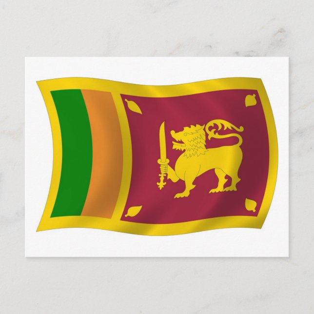 Cartão postal de Sinalizador do Sri Lanka (Frente)