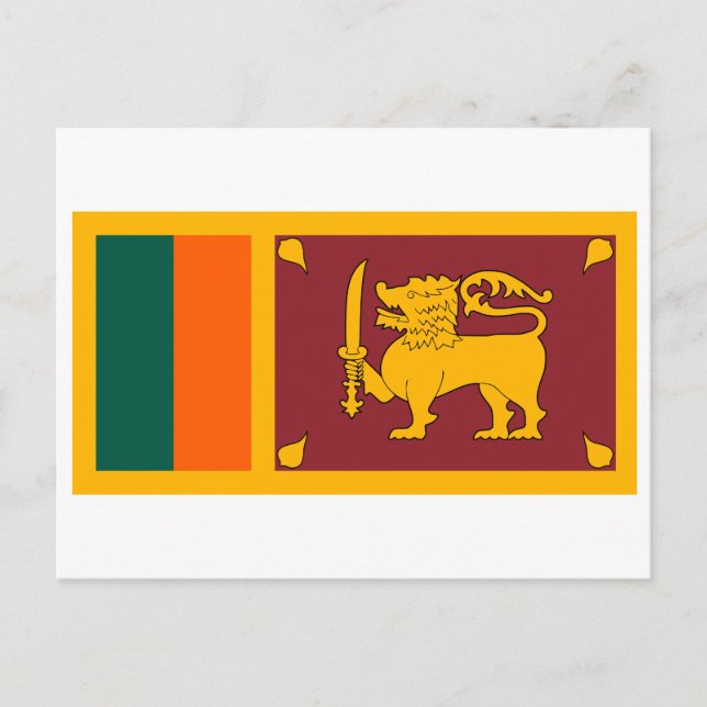 Cartão postal de Sinalizador do Sri Lanka (Frente)
