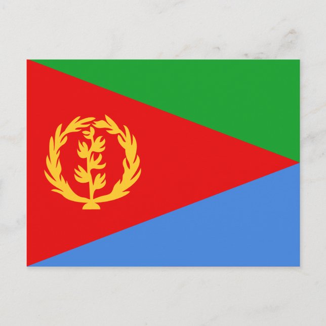 Cartão postal de Sinalizador Eritreia (Frente)