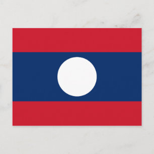 Cartão postal de Sinalizador Laos