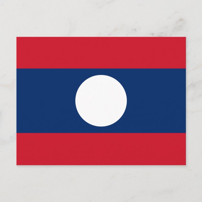 Cartão postal de Sinalizador Laos (Frente)