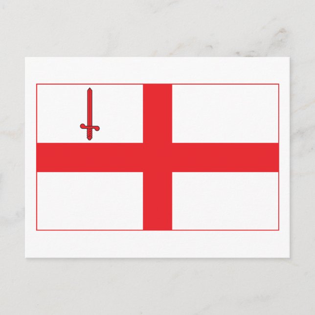 Cartão postal de Sinalizador Londres (Frente)