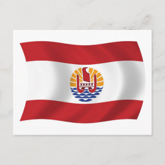 Cartão postal de Sinalizador Polinésia Francesa