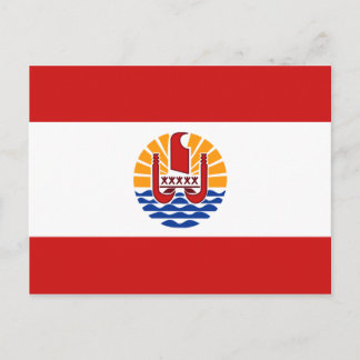 Cartão postal de Sinalizador Polinésia Francesa