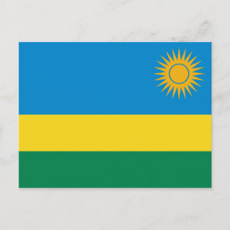 Cartão postal de Sinalizador Ruanda