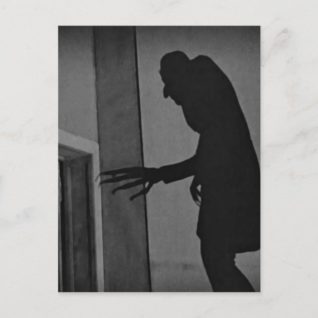 Cartão postal de sombra Nosferatu (Frente)