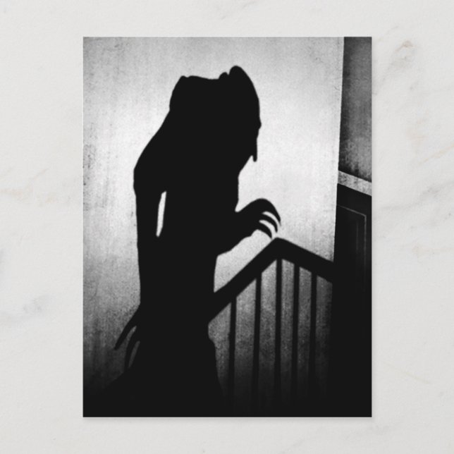 Cartão postal de sombra Nosferatu (Frente)