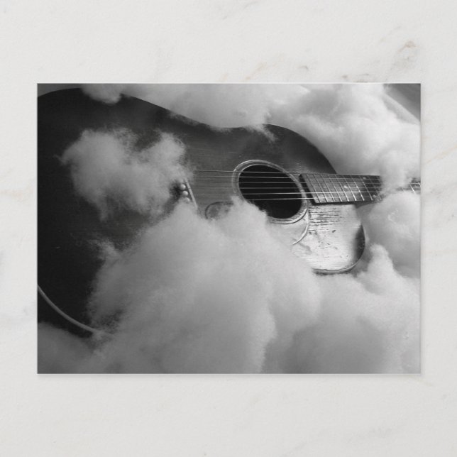 cartão postal de sonhos de guitarra (Frente)