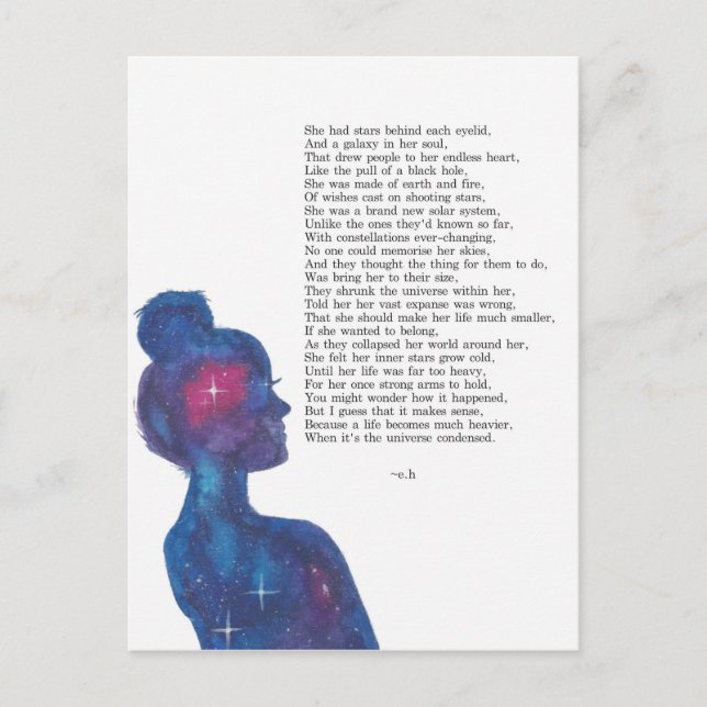 Cartão postal de Starlight quebrado (Frente)