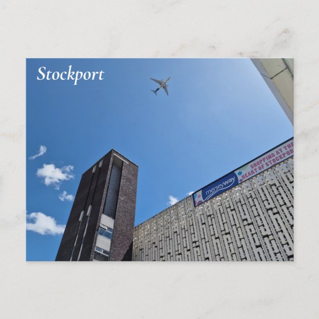Cartão postal de Stockport (Frente)