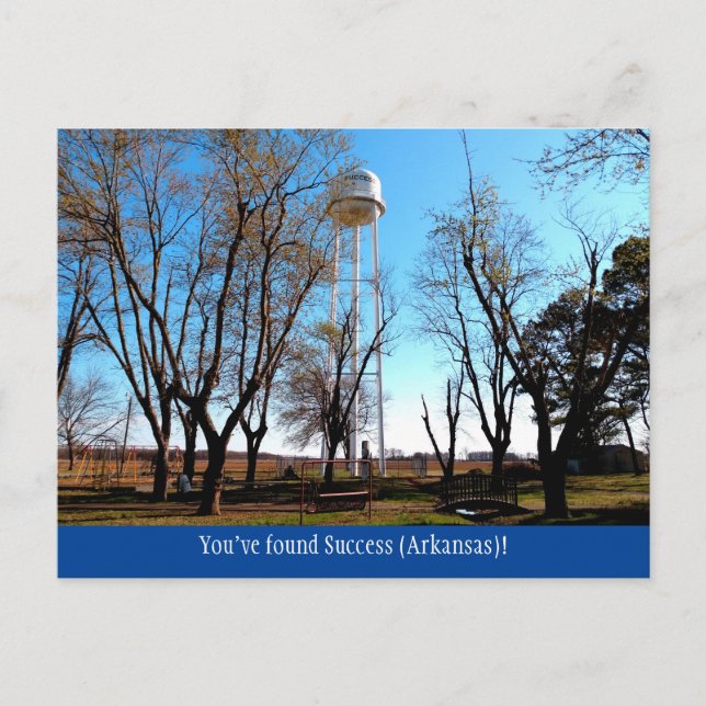 Cartão postal de Sucesso, Arkansas (Frente)