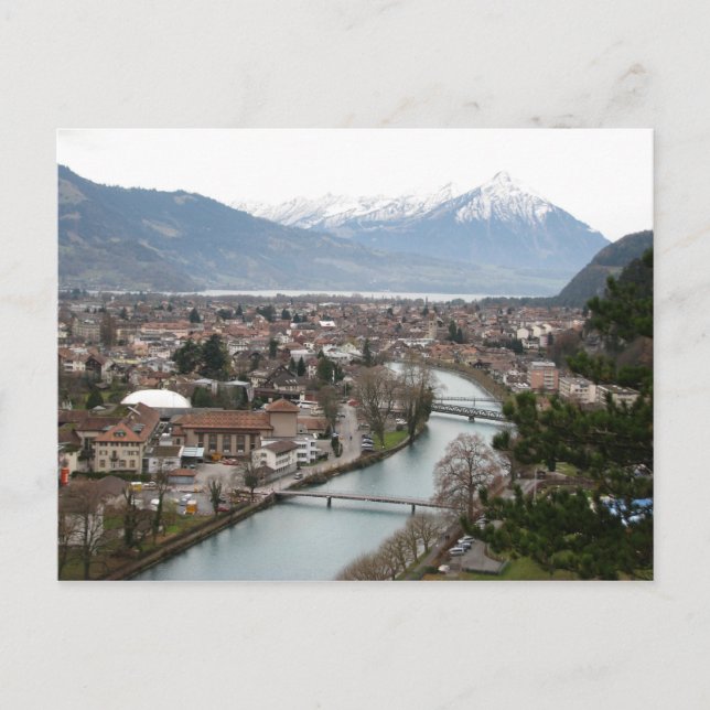 Cartão postal de suiça (Frente)