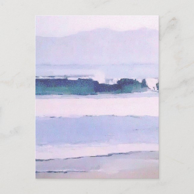 Cartão postal de surf da Praia de Veneza (Frente)