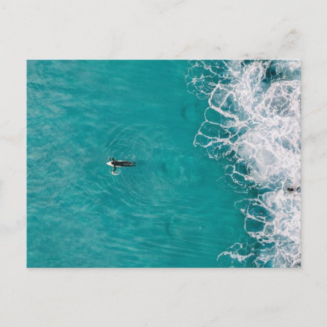 Cartão Postal de Surfe (Frente)